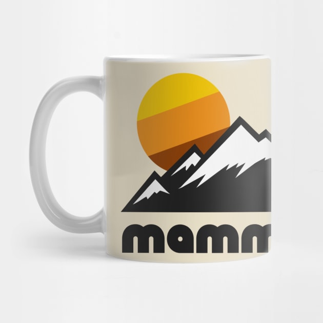 Retro Mammoth ))(( Tourist Souvenir Travel California Design by darklordpug